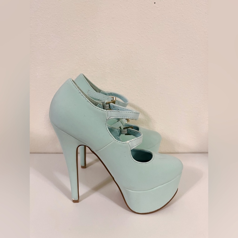 Mint Green Heels